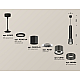 Подвесной светильник Ambrella Light Techno Spot XP8115005 (A2302, A2061x4, C6303x5, A2101, C8115, N8484)