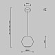 Подвесной светильник Maytoni Modern Glamping MOD437PL-01BG