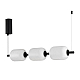 Подвесной светильник Arlight SP-CARAMELA-HANG-L720-12W Warm2700 (BK, 360 deg, 230V) (IP20, Натуральный шелк) 056885