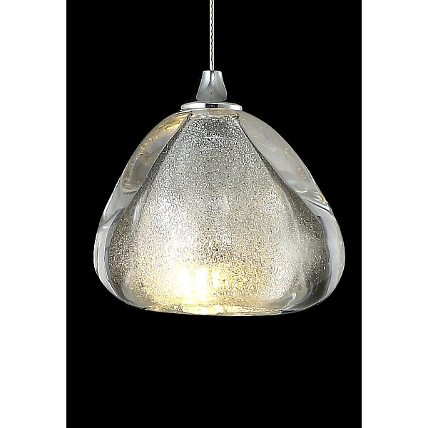 Подвесной светодиодный светильник Crystal Lux Verano SP1 Silver