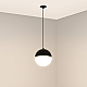 Подвесной светильник Arlight SP-EMISFERO-HANG-BUILT-R150-11W Day4000 (BK, 170 deg, 230V) 056591