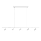 Подвесная светодиодная люстра Loft IT Sign 10260/5 White