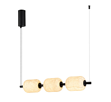 Подвесной светильник Arlight SP-CARAMELA-HANG-L720-12W Warm2700 (BK, 360 deg, 230V) (IP20, Натуральный шелк) 056885