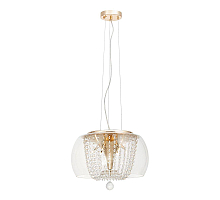 Подвесная люстра Lumina Deco Disposa LDP 7018-400 PR+F.GD