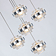 Подвесной светильник Delight Collection MD22030002 MD22030002-5A chrome/clear