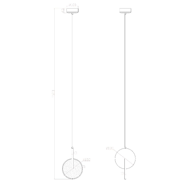 Подвесной светодиодный светильник Arte Lamp Hannah A1916SP-1CC