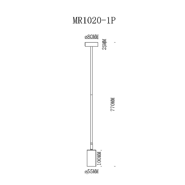 Подвесной светильник MyFar Dereck MR1020-1P