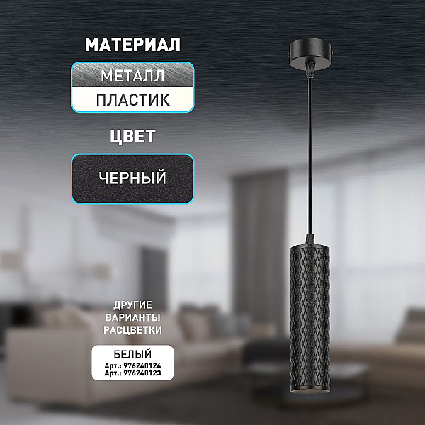Подвесной светильник ЭРА PL20 BK Б0058500