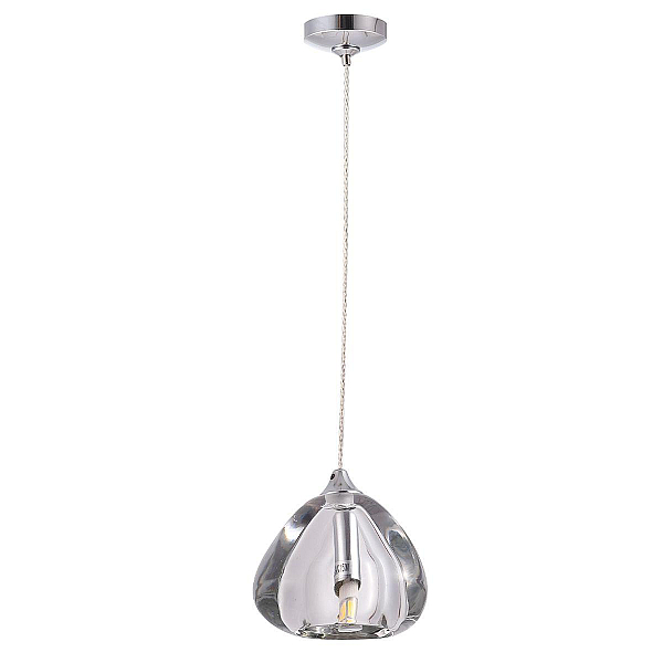 Подвесной светильник Crystal Lux VERANO SP1 TRANSPARENT