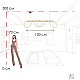 Подвесной светильник LOFT IT Thread 10388P/B Brass
