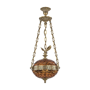 Подвесной светильник Bohemia Ivele Crystal 71000P/30 FP Amber/M-1F FE1M