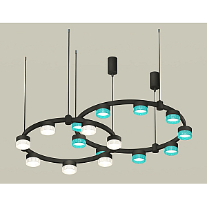 Комплект подвесного светильника Ambrella Light Techno Ring XR92091300 (A9209x2, C9242, C9238, N8488, N8480)