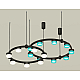 Комплект подвесного светильника Ambrella Light Techno Ring XR92091300 (A9209x2, C9242, C9238, N8488, N8480)