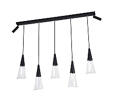 Подвесная люстра LED4U L7105-7 BK