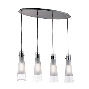 Подвесной светильник Ideal Lux Kuky SP4 Trasparente 023038