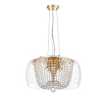 Подвесная люстра Lumina Deco Disposa LDP 7018-500 PR+F.GD