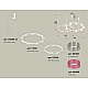 Комплект подвесного светильника Ambrella Light Techno Ring XR92081310 (A9208x2, C9241, C9236, N8480, N8486)