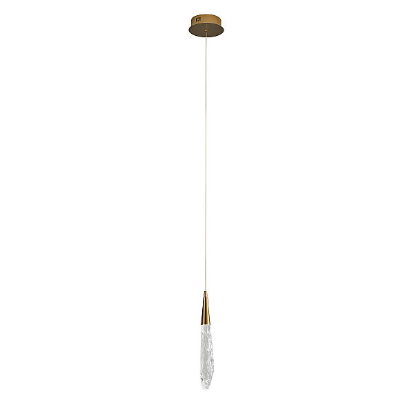 Подвесной светильник Delight Collection OD2438-1 gold/clear