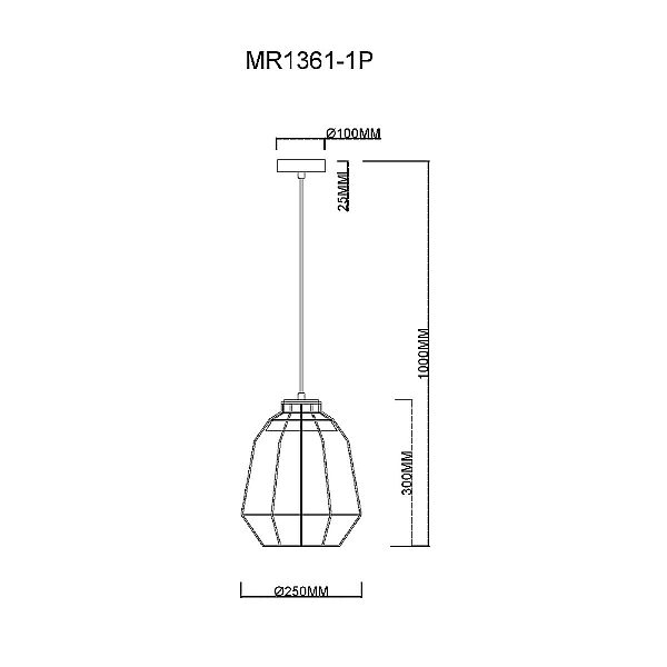 Подвесной светильник MyFar Hill MR1361-1P