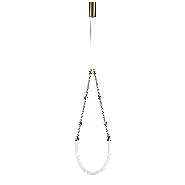 Подвесной светодиодный светильник Indigo Corda 14010/1P Brass V000062L