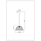 Подвесной светильник Arte Lamp Brushwood A7086SP-1BK