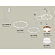 Комплект подвесного светильника Ambrella Light Techno Ring XR92081200 (A9208x2, C9241,C9236,N8112,N8126)