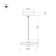 Подвесной светильник Arlight SP-KOTARO-R450-12W Warm2700 (BK-GR, 36 deg, 230V, TRIAC) 057225