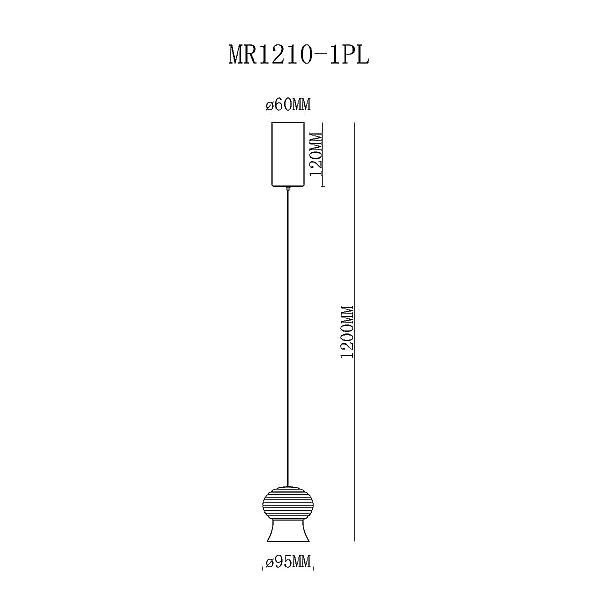 Подвесной светодиодный светильник MyFar Jane MR1210-1PL