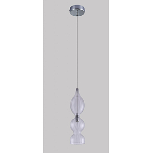 Подвесной светильник Crystal Lux Iris SP1 B Transparent