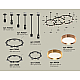 Комплект подвесного светильника Ambrella Light Techno Ring XR92222100 (A9222, A9227, C9233, C9242, C9238, C9232, N8126, N8124)