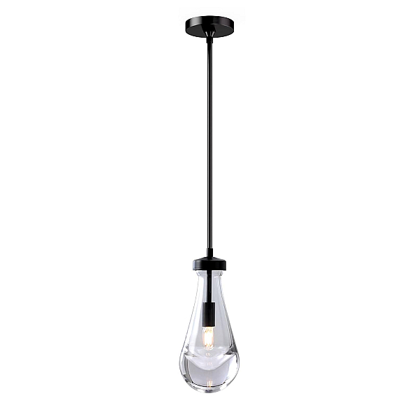 Подвесной светильник DeLight Collection Raindrop MT9093-1H black brushed gold