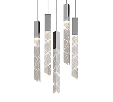 Подвесной светильник Delight Collection Trinity OM8201013-5 chrome