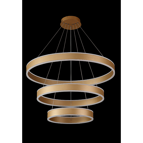 Подвесная светодиодная люстра Crystal Lux MUCHOS SP158W LED GOLD