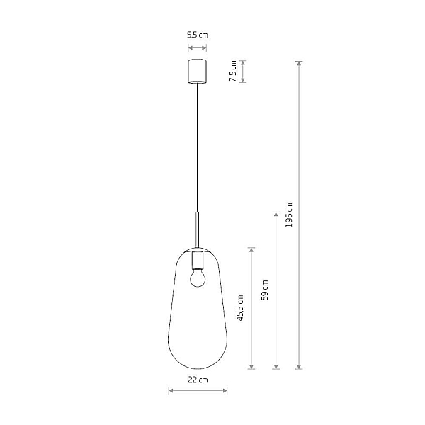 Подвесной светильник Nowodvorski Pear L 7797