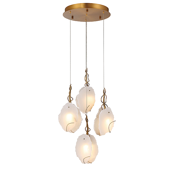 Подвесной светильник Delight Collection RP168421 RP168421-4 matt gold bronze