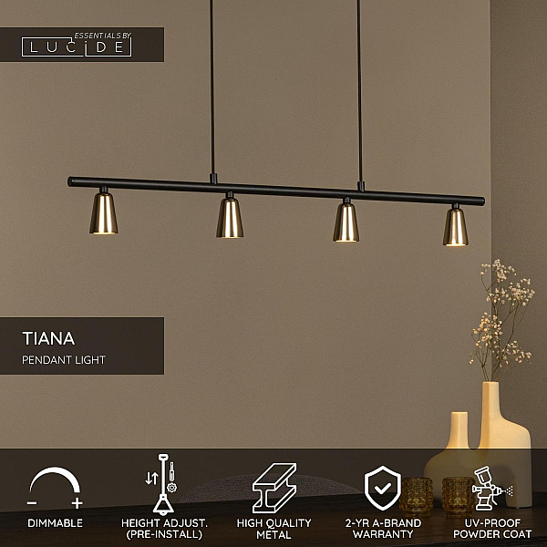 Подвесной светильник Lucide Tiana 65401/04/05