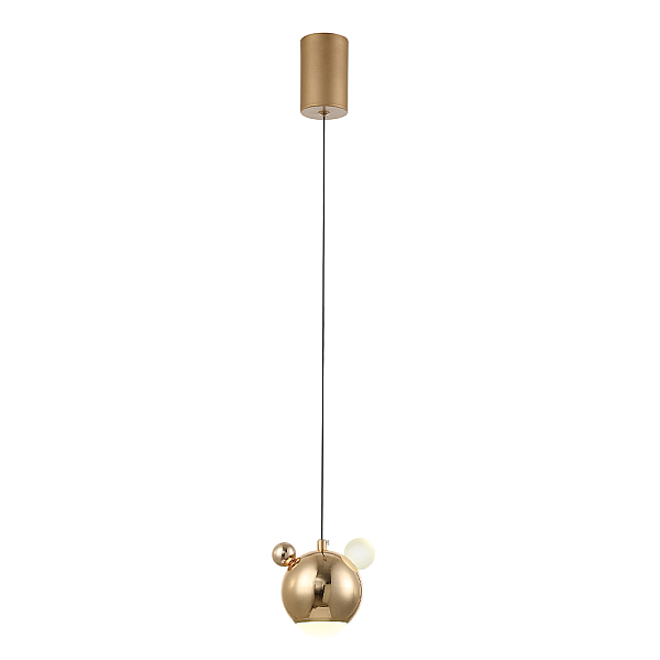 Подвесной светодиодный светильник Crystal Lux Amigo SP Led Gold