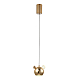 Подвесной светодиодный светильник Crystal Lux Amigo SP Led Gold