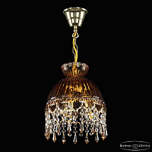 Подвесной светильник Bohemia Ivele Crystal 5478/22 G Amber/M-1G Drops K721