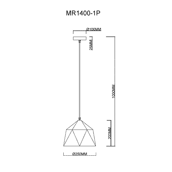Подвесной светильник MyFar Brigitte MR1400-1P