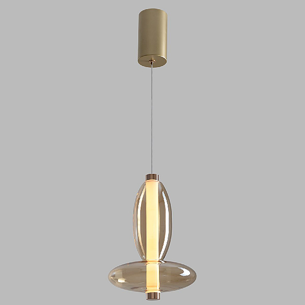 Подвесной светодиодный светильник Crystal Lux Quasar SP7W Led Amber