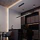Подвесной светильник LED4U L8668-1200 BK