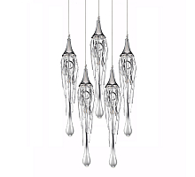 Подвесной светильник Delight Collection Goddess Tears P68009L-5/R chrome
