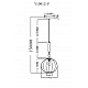 Подвесной светильник Moderli Creamy V10912-P
