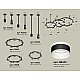 Комплект подвесного светильника Ambrella Light Techno Ring XR92222220 (A9222, A9227, C9233, C9242, C9238, C9232, N8445)