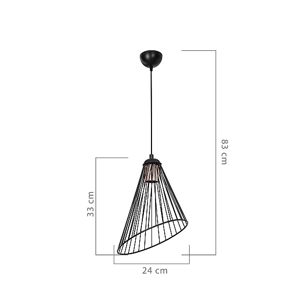 Подвесной светильник Toplight Jeannine TL1608H-01BK