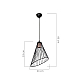 Подвесной светильник Toplight Jeannine TL1608H-01BK