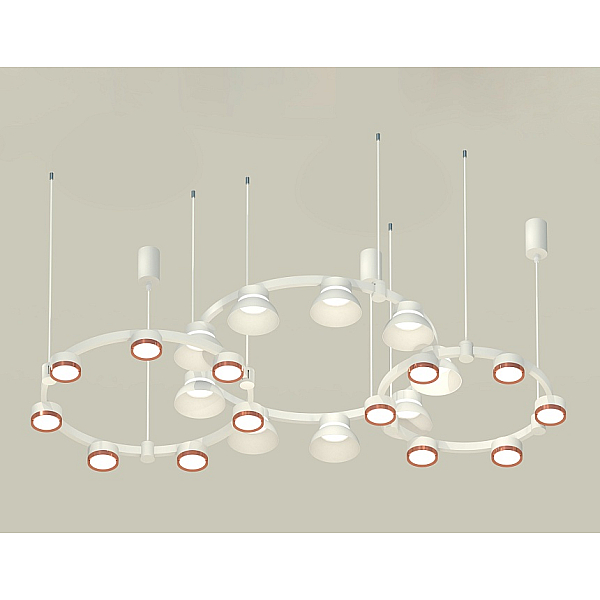Комплект подвесного светильника Ambrella Light Techno Ring XR92082020 (A9208x3, C9241, C9236, C9231, N8126, N8140)