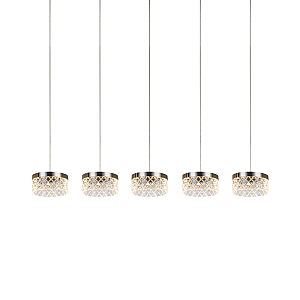Подвесной светильник Delight Collection MD21020075 MD21020075-5B satin nickel