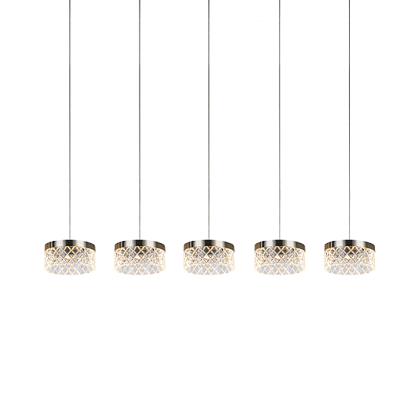 Подвесной светильник Delight Collection MD21020075 MD21020075-5B satin nickel